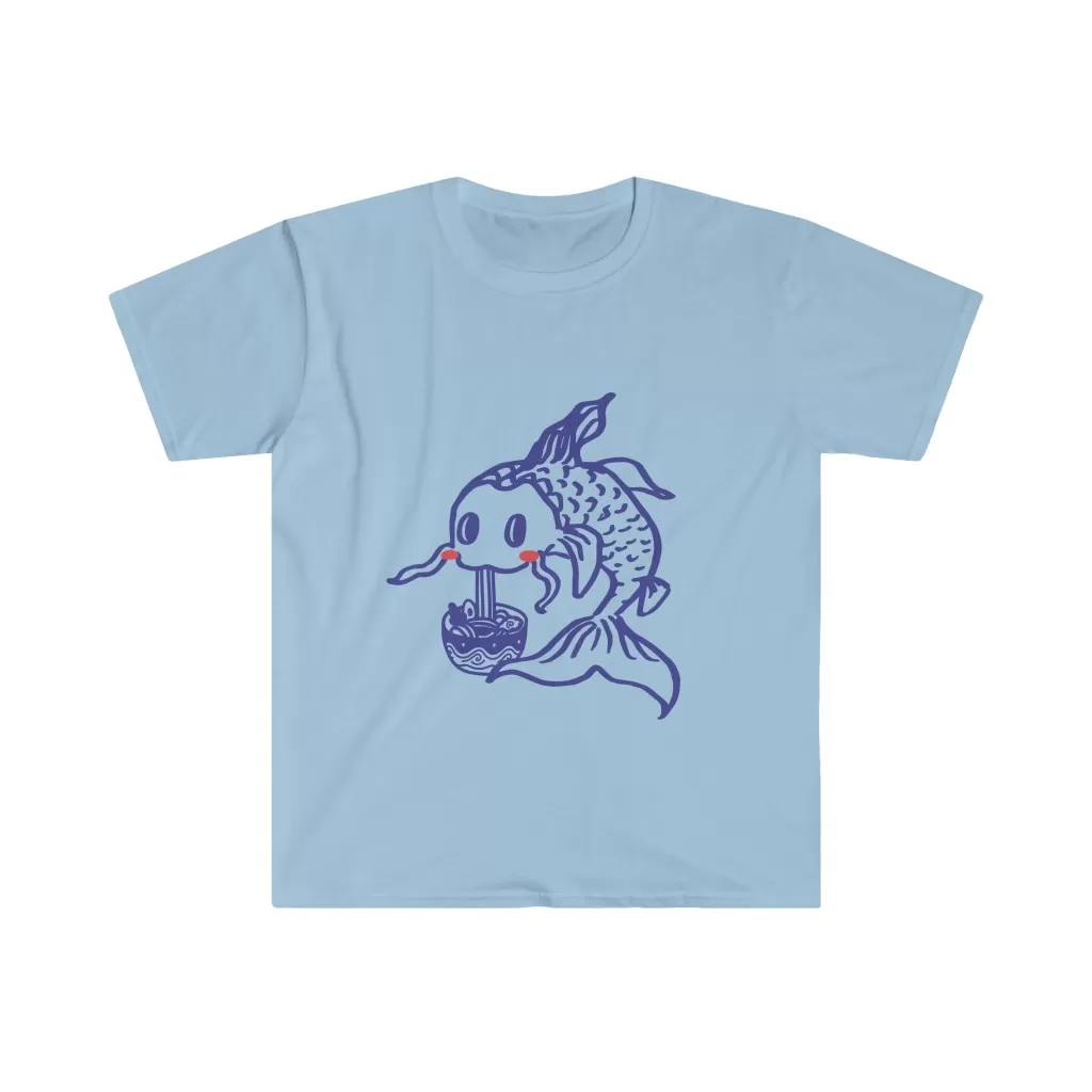 Plain Noodle Koi Cotton Tee - Image 4