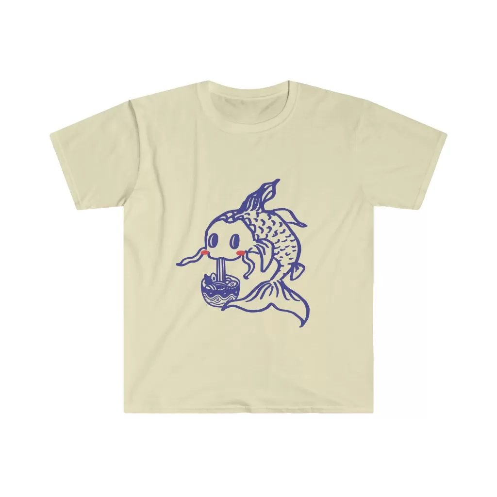 Plain Noodle Koi Cotton Tee - Image 3
