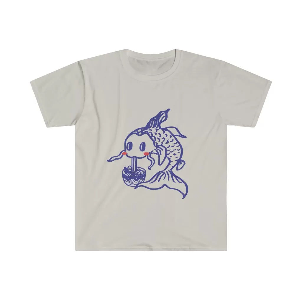 Plain Noodle Koi Cotton Tee - Image 2