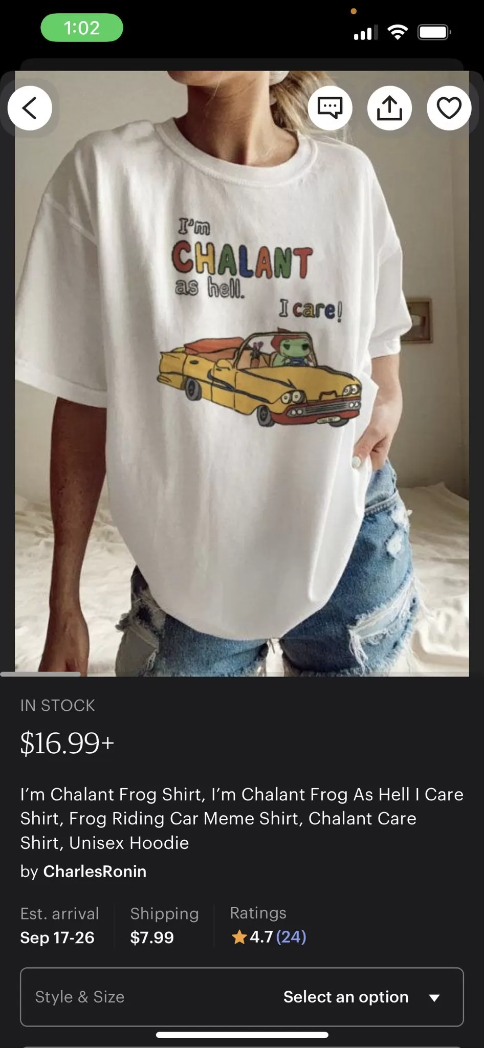 Chalant Frog Cotton Tee - Image 3