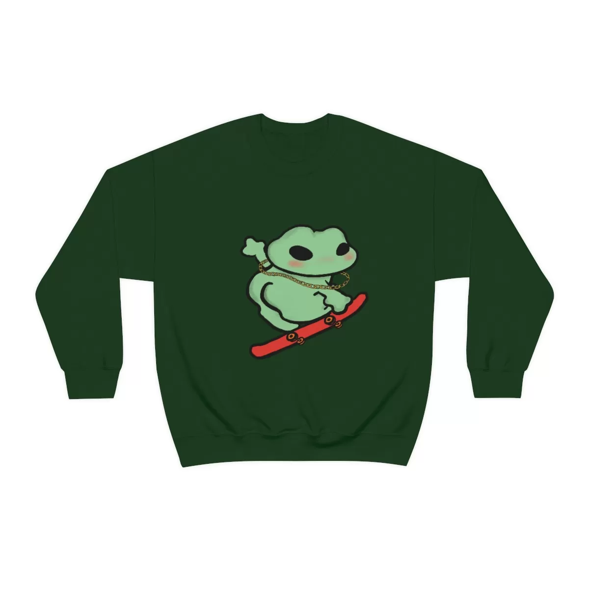 Skater Boi Frog Crewneck Sweatshirt - Image 17