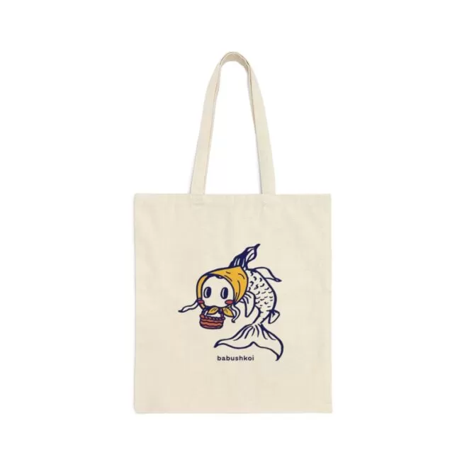 Plain Babushkoi Canvas Tote Bag