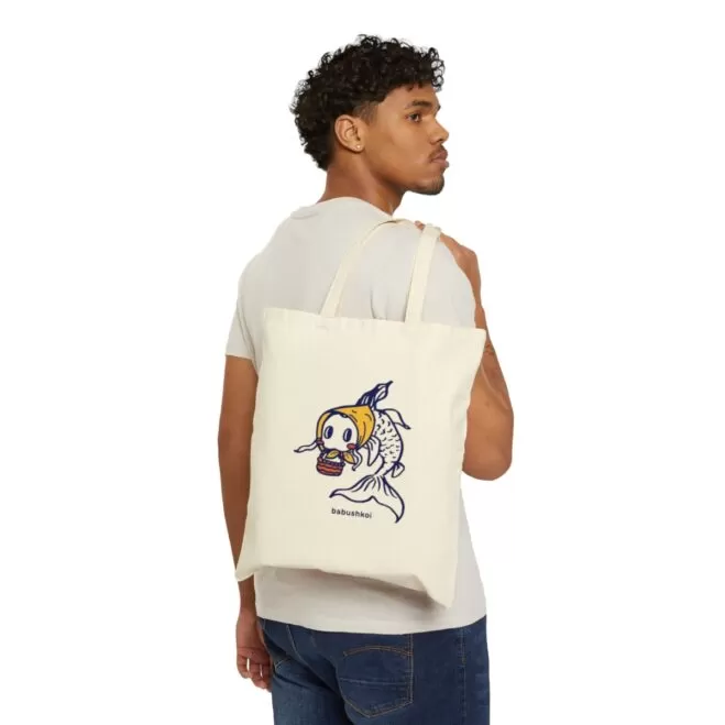 Plain Babushkoi Canvas Tote Bag - Image 3