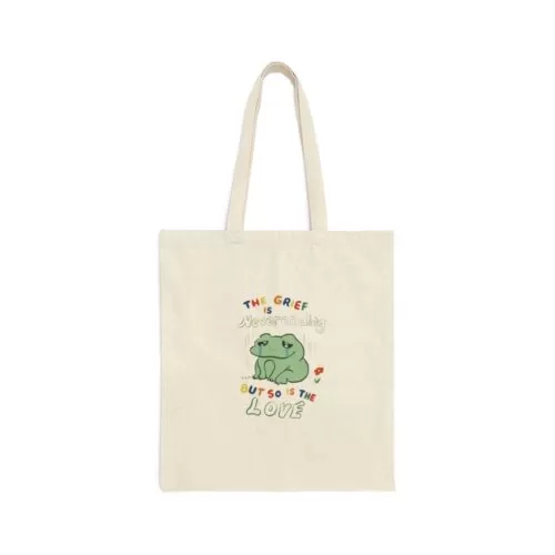 Neverending Love & Grief Frog Tote