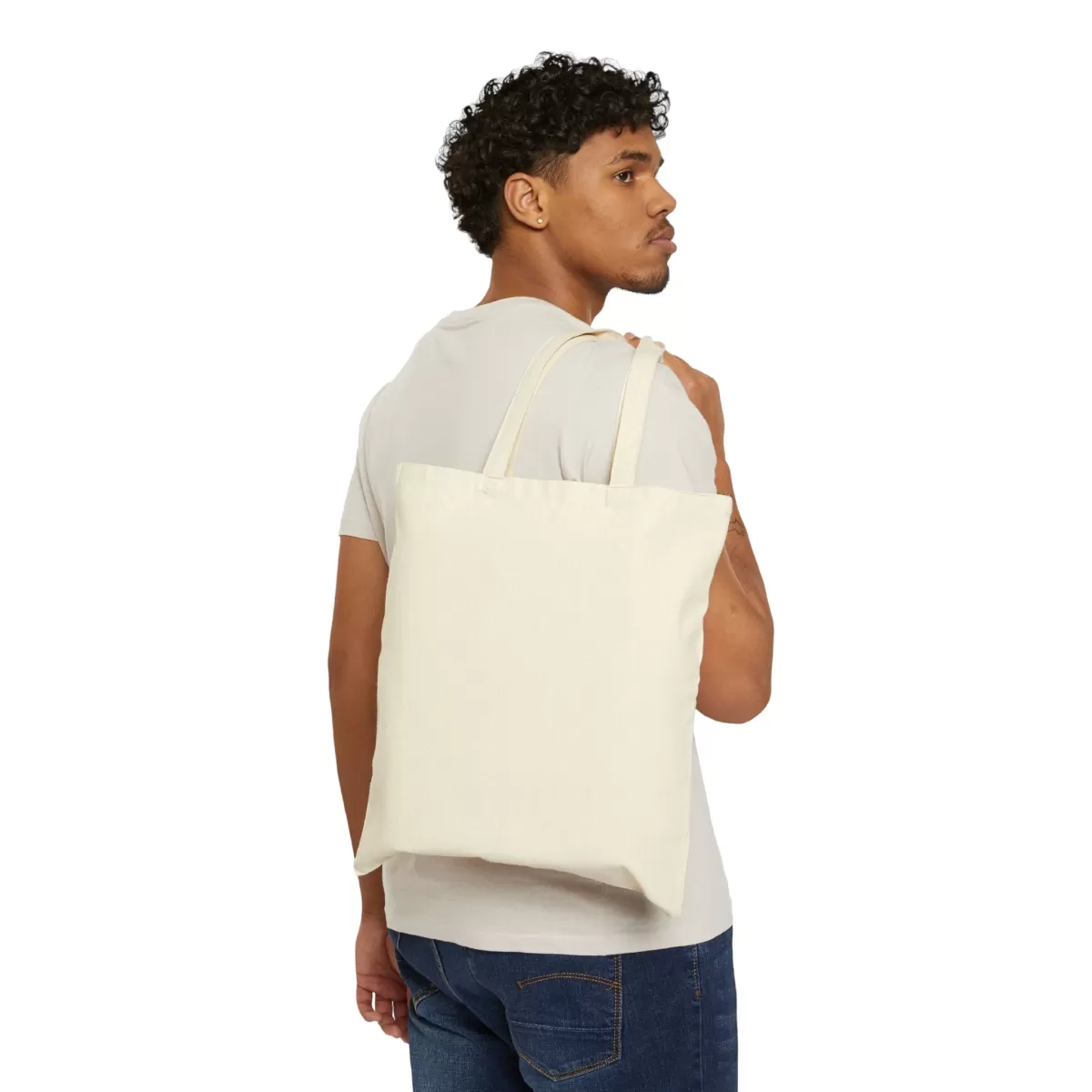Mushroom Fruitful Frogs Canvas Tote Bag - Image 4