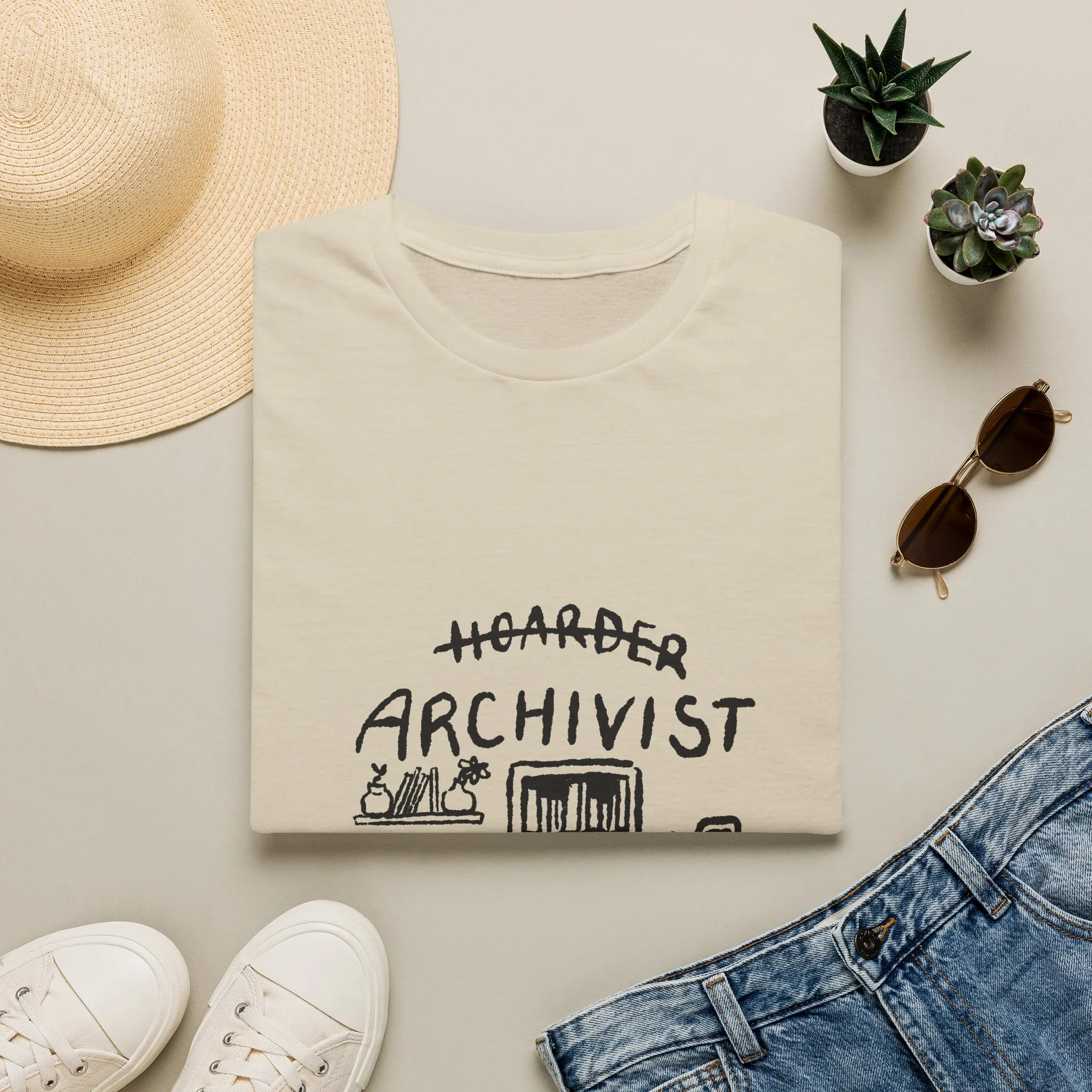 Hoarder Archivist T Shirt - Image 5