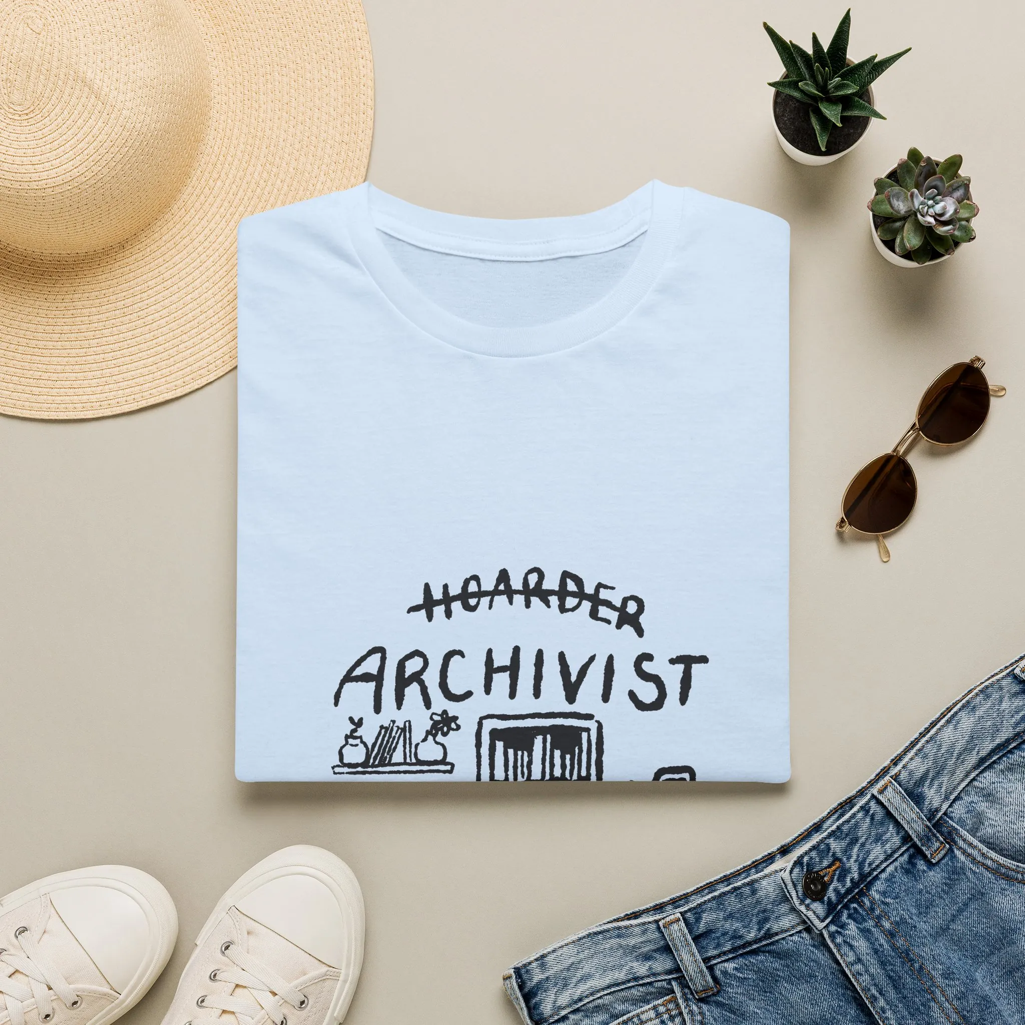 Hoarder Archivist T Shirt - Image 9