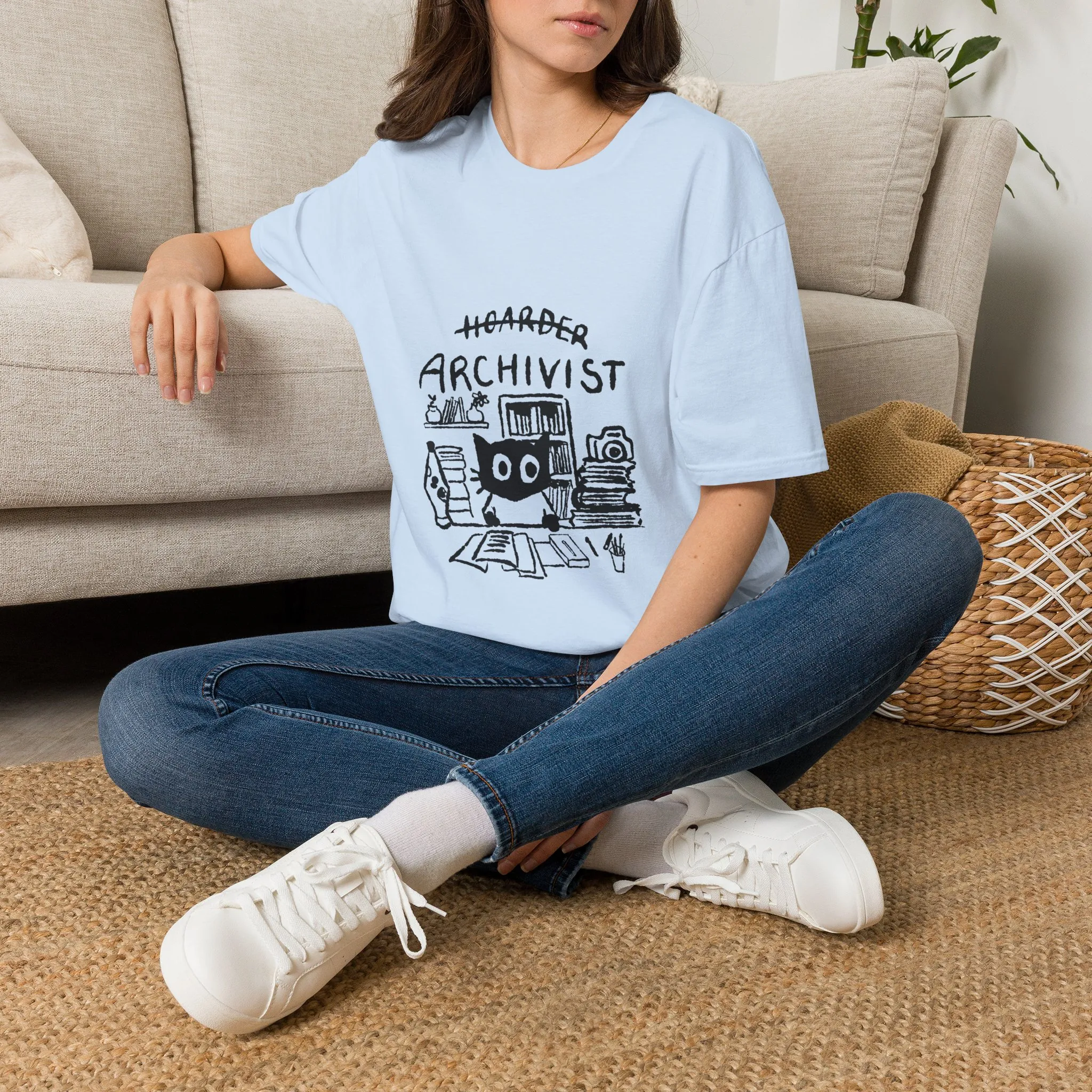 Hoarder Archivist T Shirt - Image 10